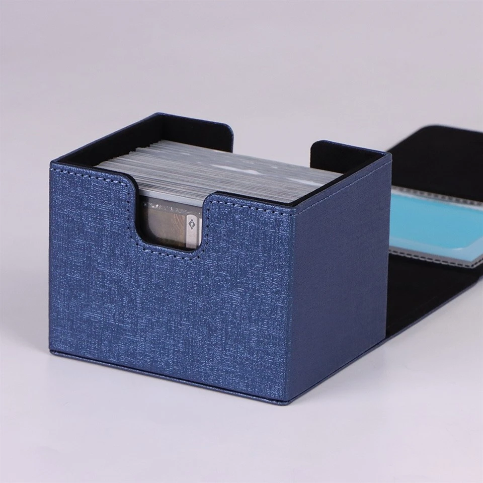 Leather Deck Game Card Box Magnetic high quality