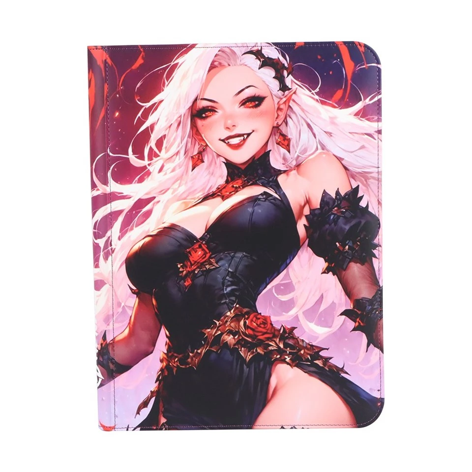 Leather Side Loading Case Binder